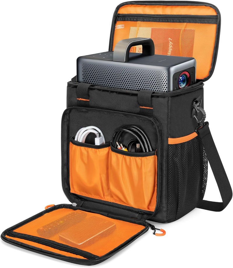 PGmoon Travel Carrying Case Compatible with Nebula Mars 3/Cosmos Laser 4K/SE, Projector Storage Case Bag with Accessories Pockets(Patent Design) - Image 1